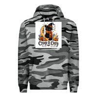Slate Camo Creep it Cozy Premium Hoodie - Merry & Macabre