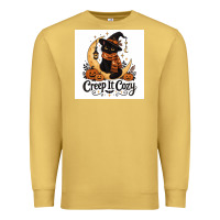 Antique Gold Creep it Cozy Premium Sweatshirt - Merry & Macabre