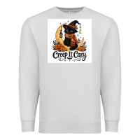 Dove Grey Creep it Cozy Premium Sweatshirt - Merry & Macabre