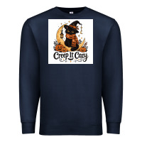 Navy Creep it Cozy Premium Sweatshirt - Merry & Macabre