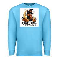 Ocean Blue Creep it Cozy Premium Sweatshirt - Merry & Macabre