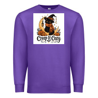 Purple Creep it Cozy Premium Sweatshirt - Merry & Macabre