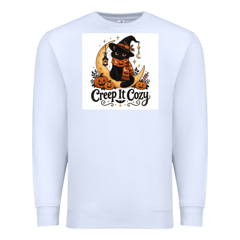 Creep It Cozy Premium Sweatshirt by Merry & Macabre | Teevron