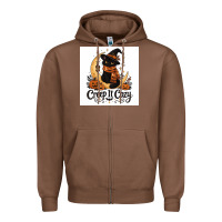 Chestnut Creep it Cozy Zipper Hoodie - Merry & Macabre