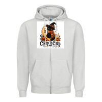 Dove Grey Creep it Cozy Zipper Hoodie - Merry & Macabre