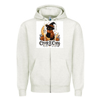 Oatmeal Heather Creep it Cozy Zipper Hoodie - Merry & Macabre