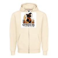 Sandshell Creep it Cozy Zipper Hoodie - Merry & Macabre