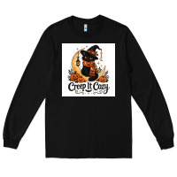 Black Creep it Cozy Long Sleeve Tee - Merry & Macabre
