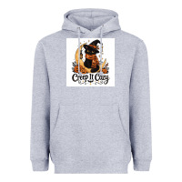 Heather Grey Creep it Cozy Heavyweight Hoodie - Merry & Macabre
