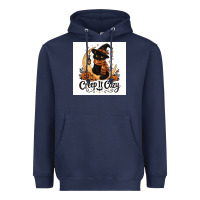 Navy Creep it Cozy Heavyweight Hoodie - Merry & Macabre