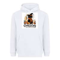 White Creep it Cozy Heavyweight Hoodie - Merry & Macabre