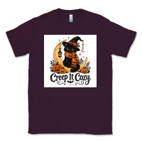 Plum Creep it Cozy Classic Tee - Merry & Macabre