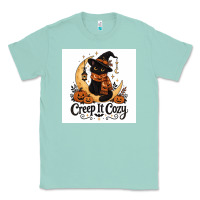 Seafoam Creep it Cozy Classic Tee - Merry & Macabre