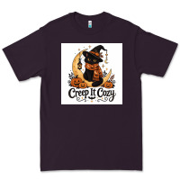 Plum Creep it Cozy Premium Tee - Merry & Macabre