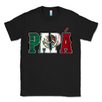 Black Mexican Flag Papá Classic Tee - Jasminsmagicworld