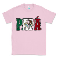 Bubblegum Pink Mexican Flag Papá Classic Tee - Jasminsmagicworld