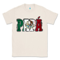 Natural Mexican Flag Papá Classic Tee - Jasminsmagicworld