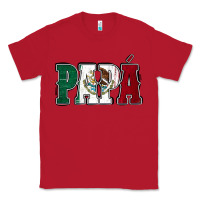 Red Mexican Flag Papá Classic Tee - Jasminsmagicworld