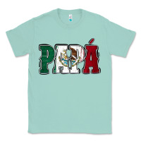 Seafoam Mexican Flag Papá Classic Tee - Jasminsmagicworld
