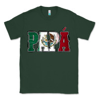 Sports Green Mexican Flag Papá Classic Tee - Jasminsmagicworld