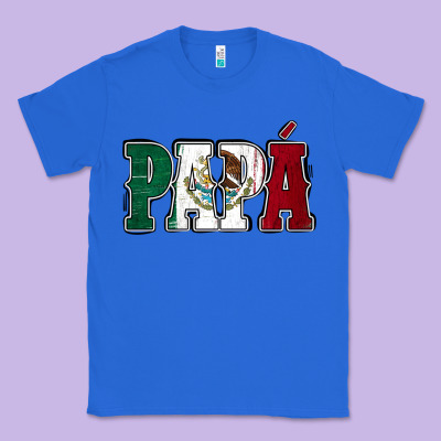 Mexican Flag Papá Classic Tee Designed By Jasminsmagicworld