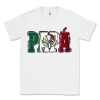 White Mexican Flag Papá Classic Tee - Jasminsmagicworld