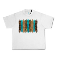 Lunar Rock glitter turqoise leopard tooled leather background Urban Heavy Tee - RanaPortraitStore