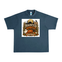 Midnight Navy Haunted Harvest Urban Heavy Tee - Merry & Macabre