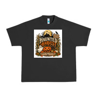 Pigment Black Haunted Harvest Urban Heavy Tee - Merry & Macabre