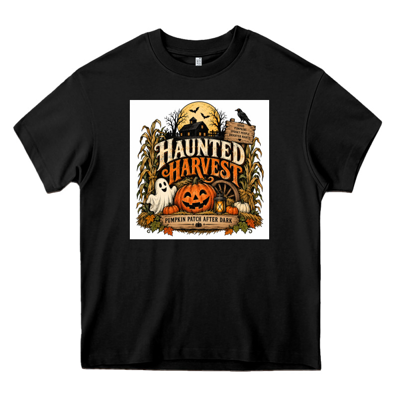 Haunted Harvest Heavy Core Tee by Merry & Macabre | Teevron