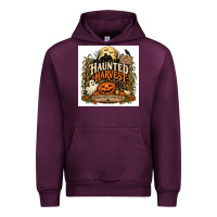 Mauve Wine Haunted Harvest Urban Hoodie - Merry & Macabre