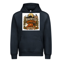 Navy Haunted Harvest Urban Hoodie - Merry & Macabre