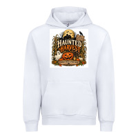 White Haunted Harvest Urban Hoodie - Merry & Macabre