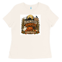 Bone Haunted Harvest Ladies Tee - Merry & Macabre