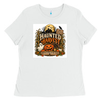 Haunted Harvest Ladies Tee | Teevron