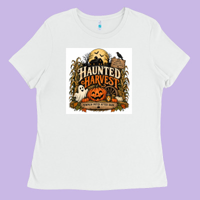 Ladies Tee Haunted Harvest