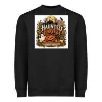Black Haunted Harvest Heavyweight Sweatshirt - Merry & Macabre