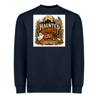 Navy Haunted Harvest Heavyweight Sweatshirt - Merry & Macabre