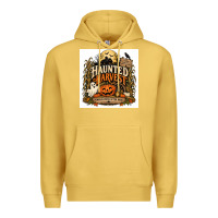 Antique Gold Haunted Harvest Premium Hoodie - Merry & Macabre