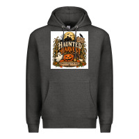 Charcoal Heather Haunted Harvest Premium Hoodie - Merry & Macabre