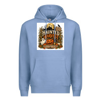Colony Blue Haunted Harvest Premium Hoodie - Merry & Macabre