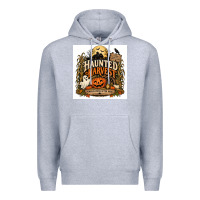 Heather Grey Haunted Harvest Premium Hoodie - Merry & Macabre