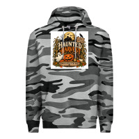 Slate Camo Haunted Harvest Premium Hoodie - Merry & Macabre