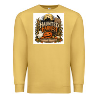 Antique Gold Haunted Harvest Premium Sweatshirt - Merry & Macabre