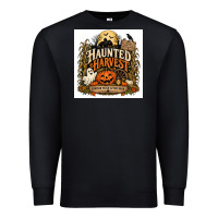 Black Haunted Harvest Premium Sweatshirt - Merry & Macabre