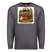 Charcoal Heather Haunted Harvest Premium Sweatshirt - Merry & Macabre
