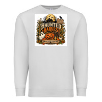 Dove Grey Haunted Harvest Premium Sweatshirt - Merry & Macabre