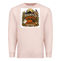 Pale Pink Haunted Harvest Premium Sweatshirt - Merry & Macabre