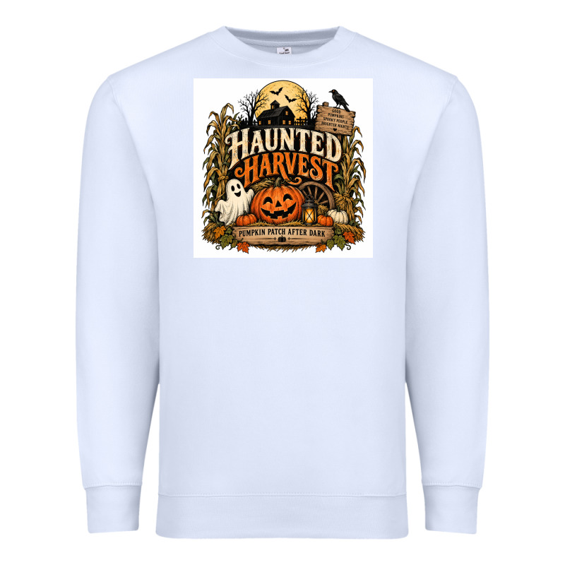 Haunted Harvest Premium Sweatshirt by Merry & Macabre | Teevron