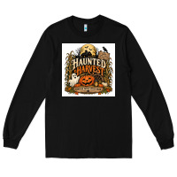Black Haunted Harvest Long Sleeve Tee - Merry & Macabre